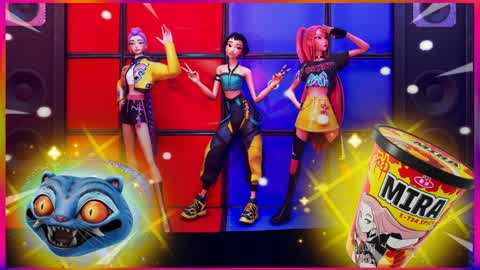 RED VS BLUE KPOP HUNTERS  🔴🔵 CRAZY