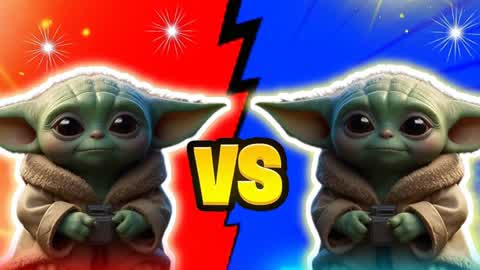 YODA VADER RED VS BLUE - STAR WARS 🔴🔵