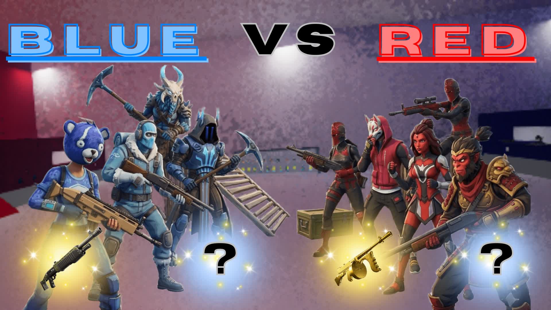 GREAT RED VS BLUE