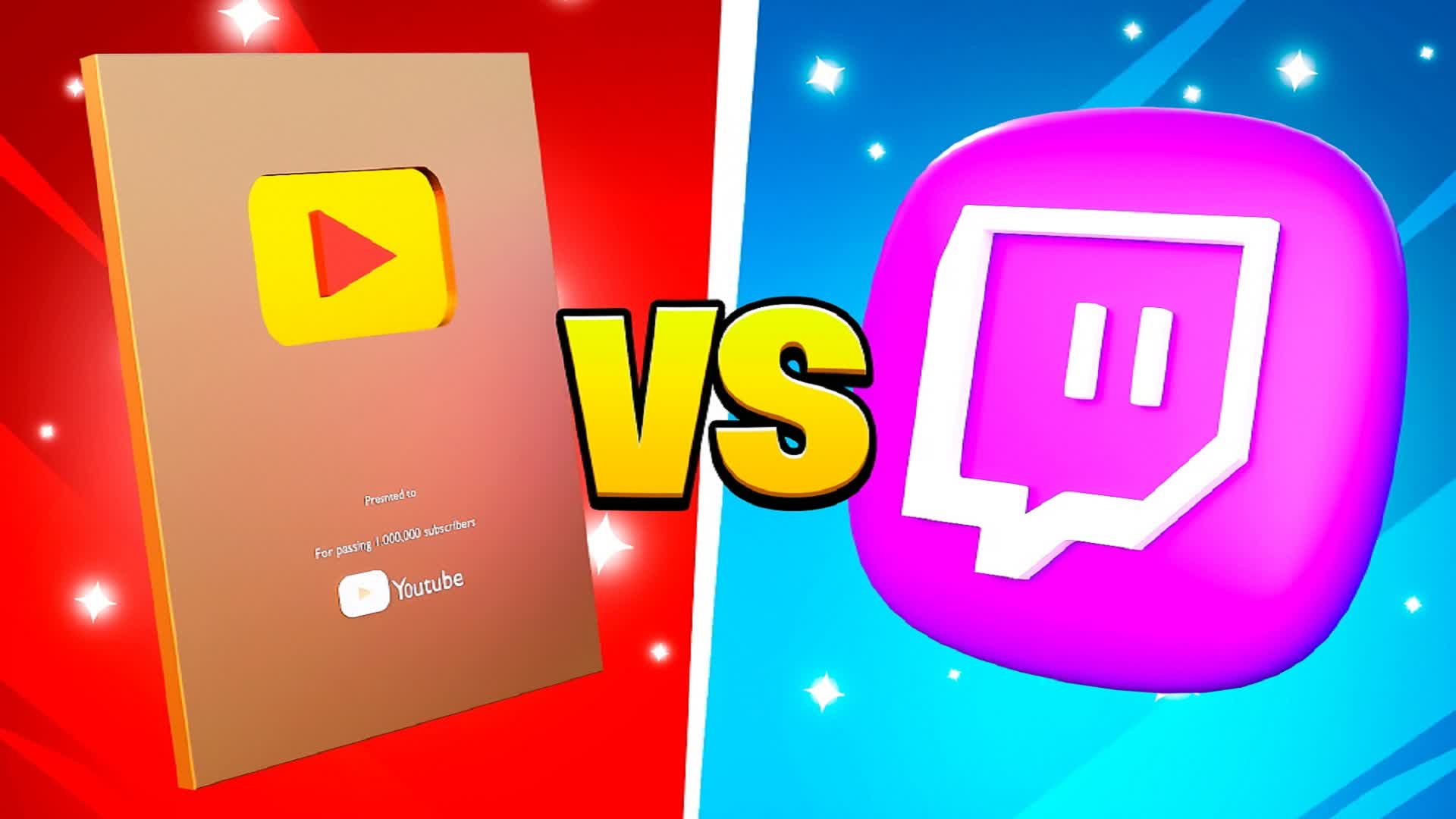 YOUTUBE VS TWITCH 🔴🔵