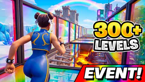 🌈RAINBOW PARKOUR 300+🌈(t2o deathrun)