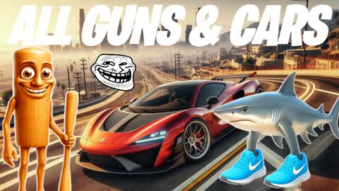 BRAINROT (MEME) DRIVE - ALL CARS FFA