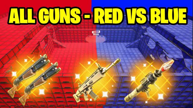 ALL GUNS - RED VS BLUE