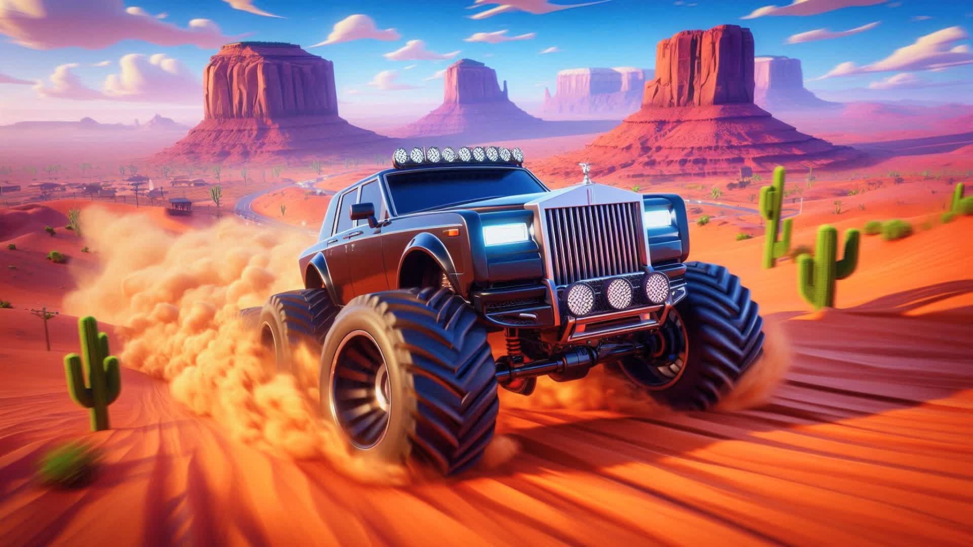 ドライビングデザートアクションフリーフォーオール