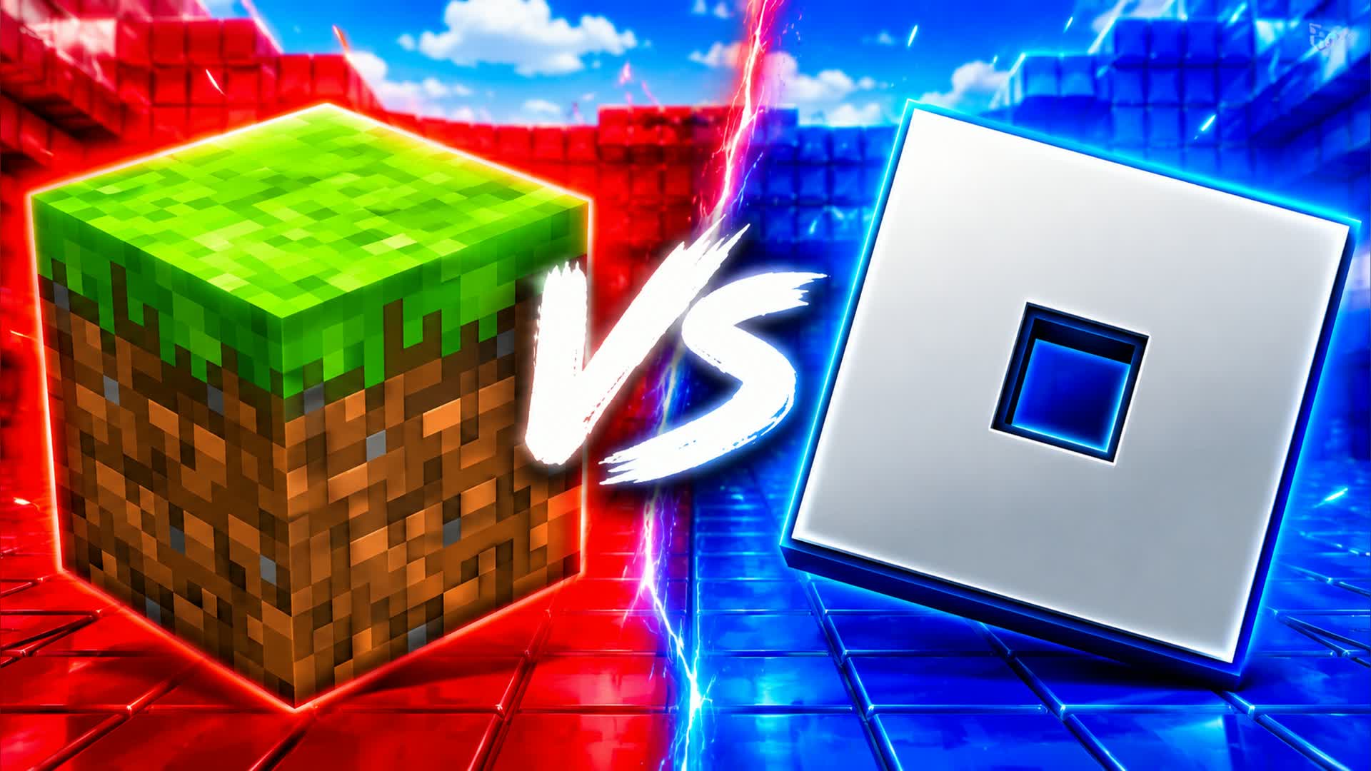 BLUE VS RED HEAVY SPARK 🔵🔴