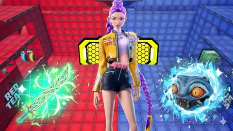 🔥SIMPSONS VS K POP HUNTERS RED VS BLUE