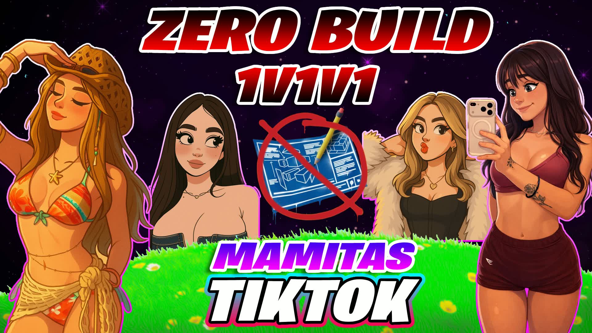 1V1V1 RELOAD ZERO BUILD MAMITAS TIKTOK💖
