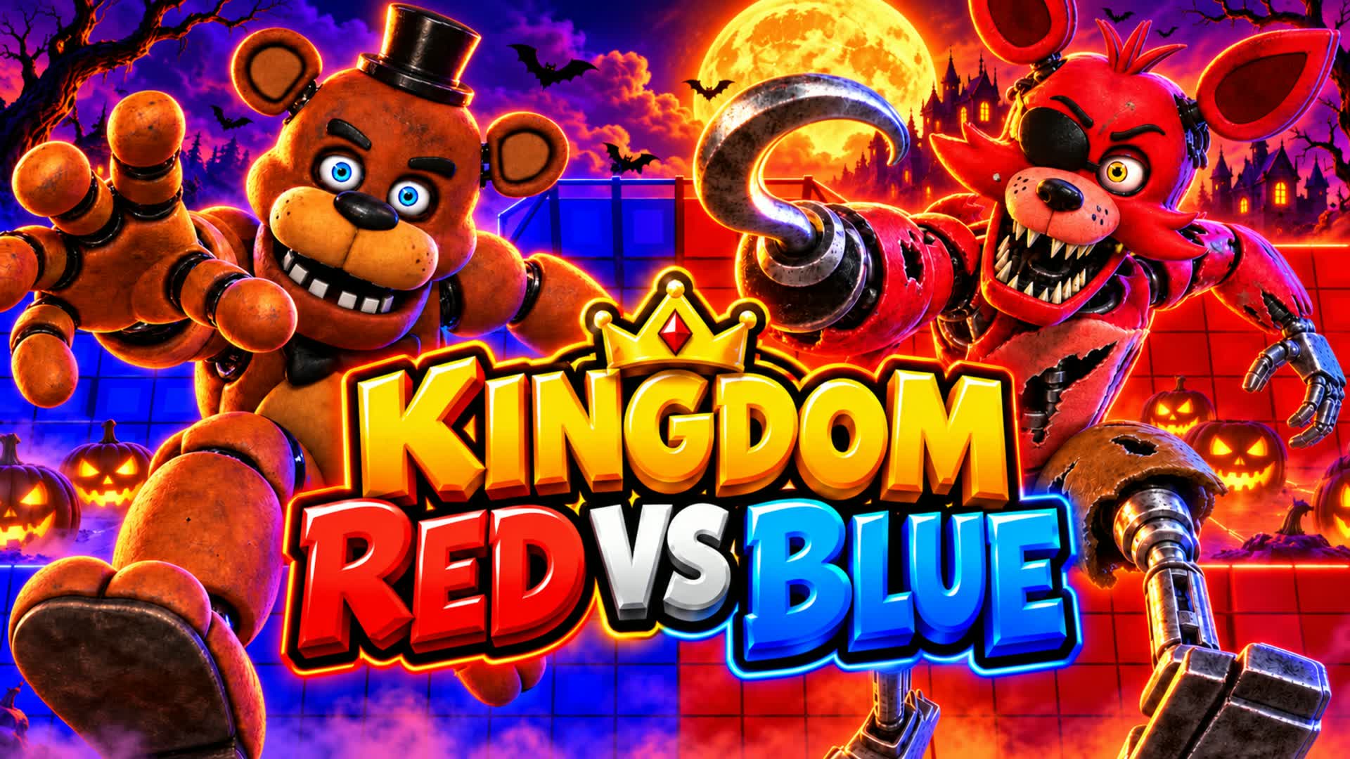 HORROR KINGDOM RED VS BLUE 🔴🔵