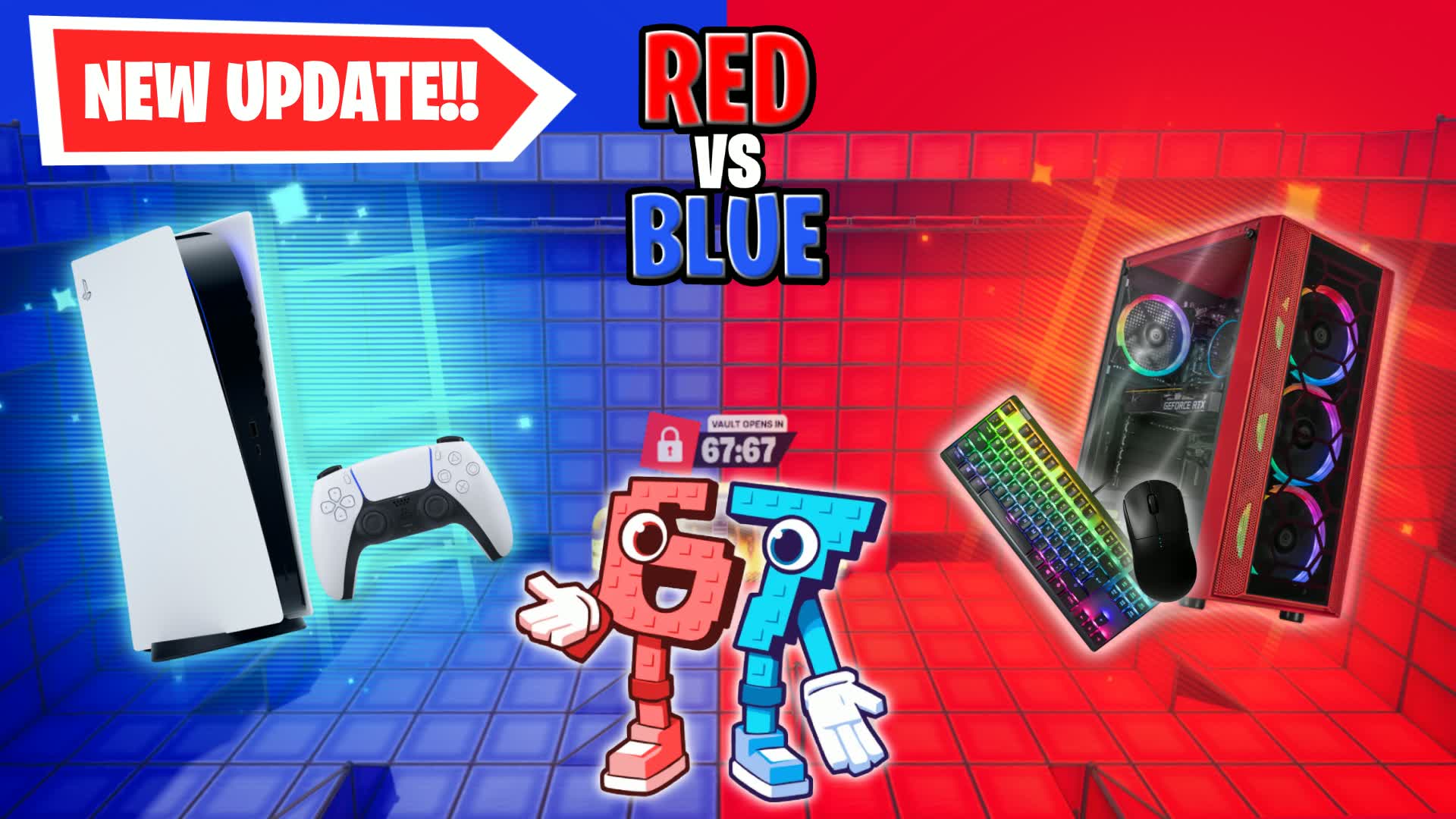 🔵CONSOLE VS PCゲーマー🔴赤 vs 青⭐