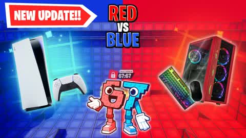 🔵CONSOLE VS PC GAMER🔴 RED VS BLUE⭐