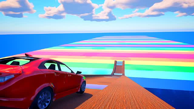 MEGA RAMP RAINBOW🎯 - 🔊PROXIMITY CHAT🔊