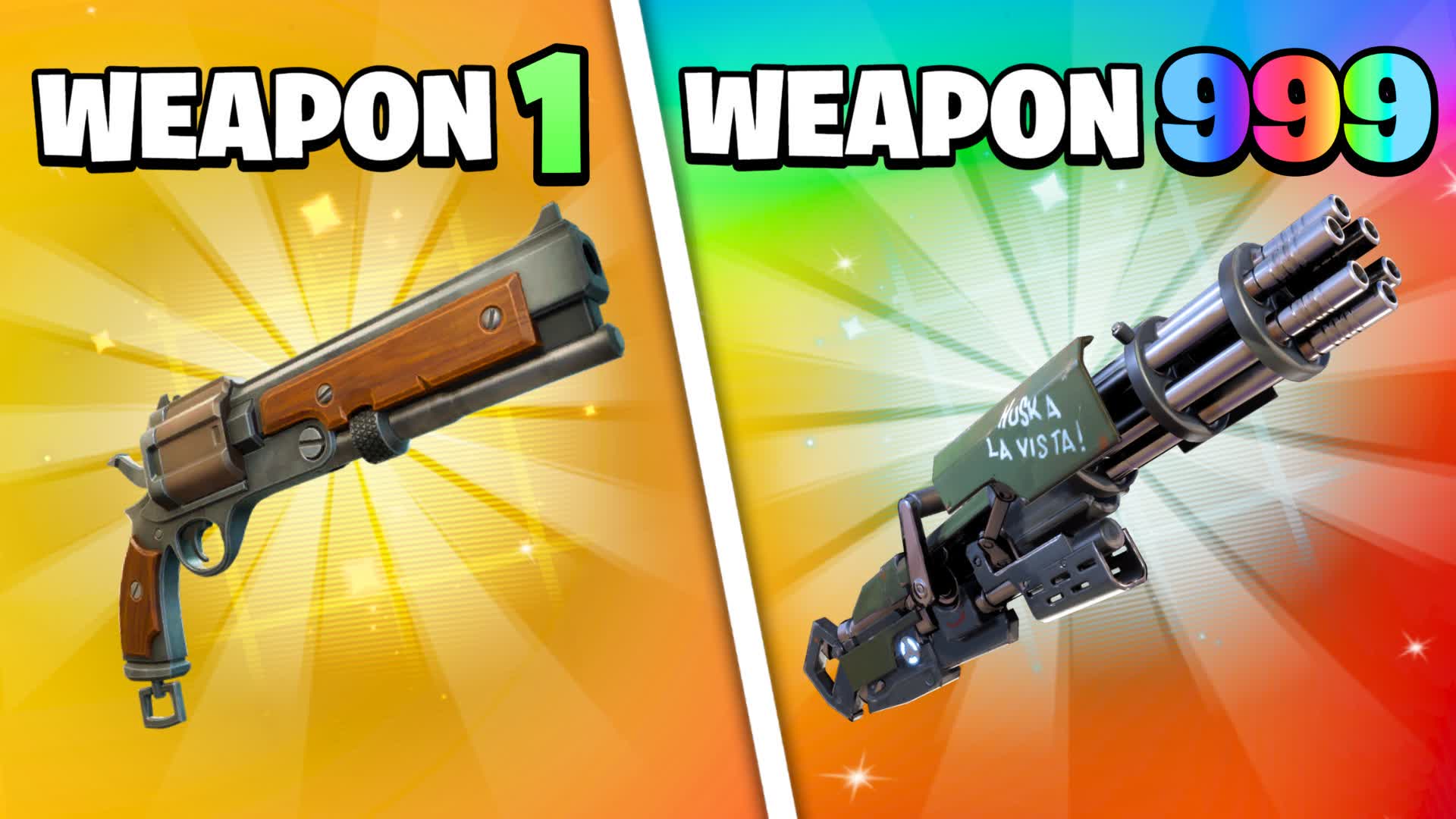 🏝️SUPER TROPICAL GUN GAME🔫ONE SHOT🎯