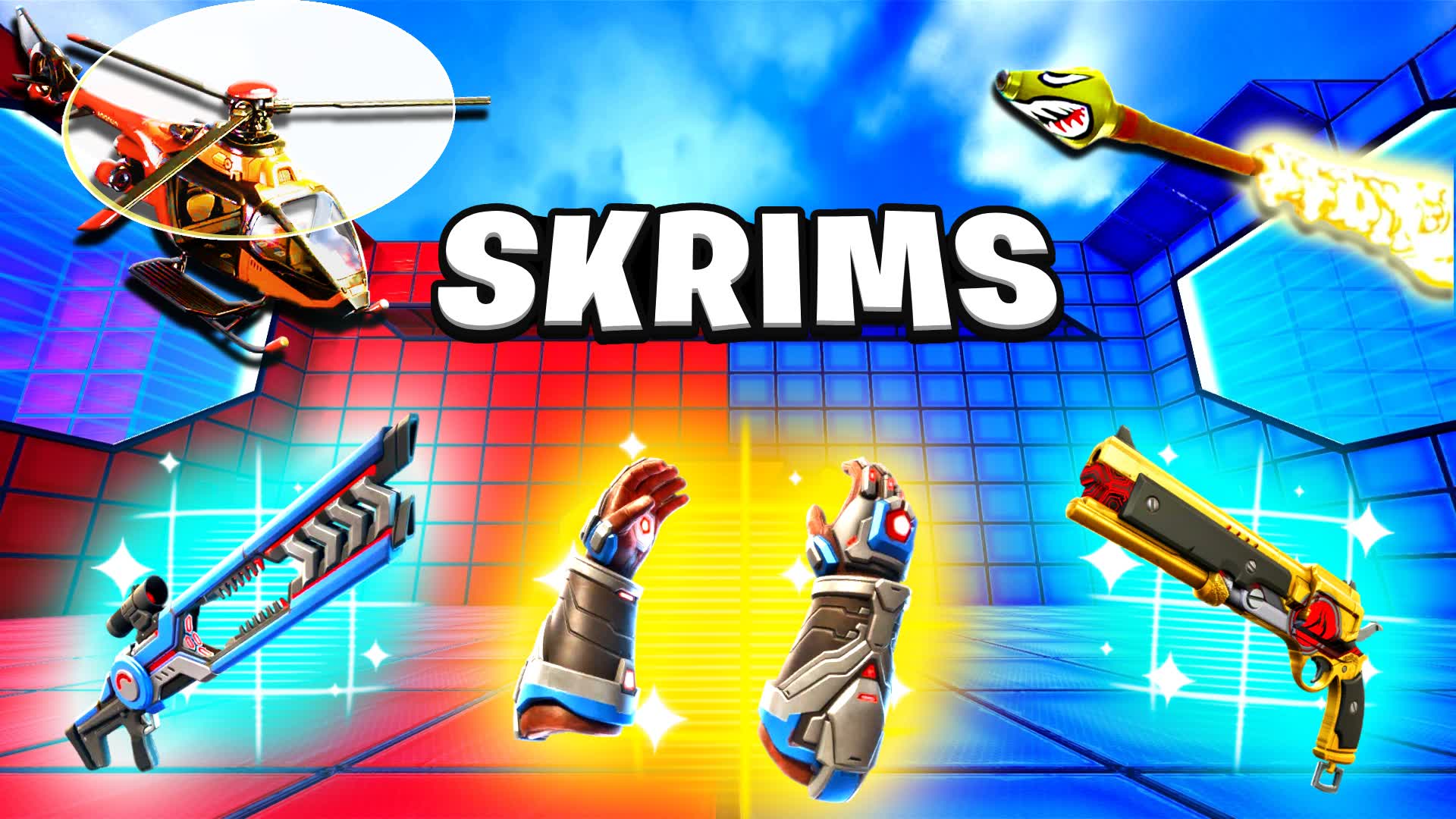 RED VS BLUE SKRIMS 🔴🔵