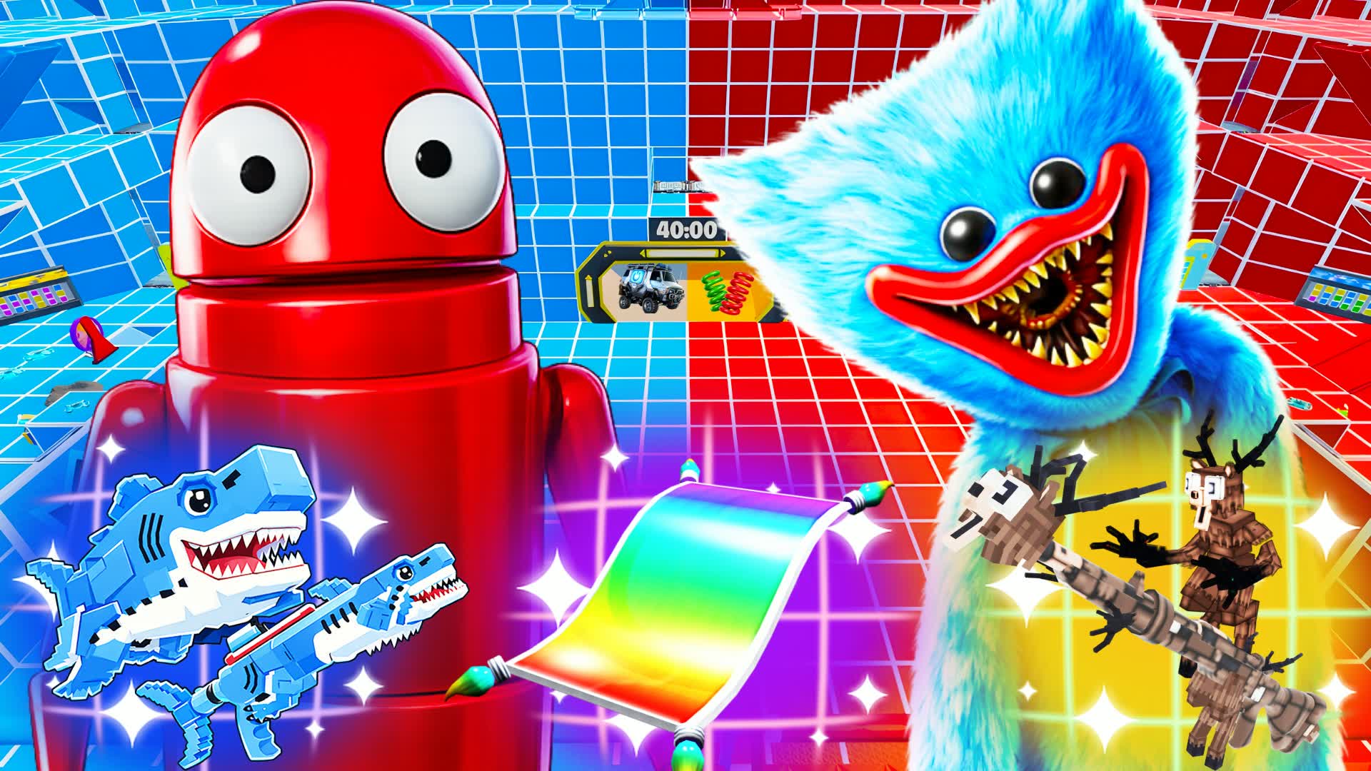 BOOM RED VS BLUE 🔴🔵