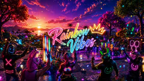 Rainbow Vibes Party Royal