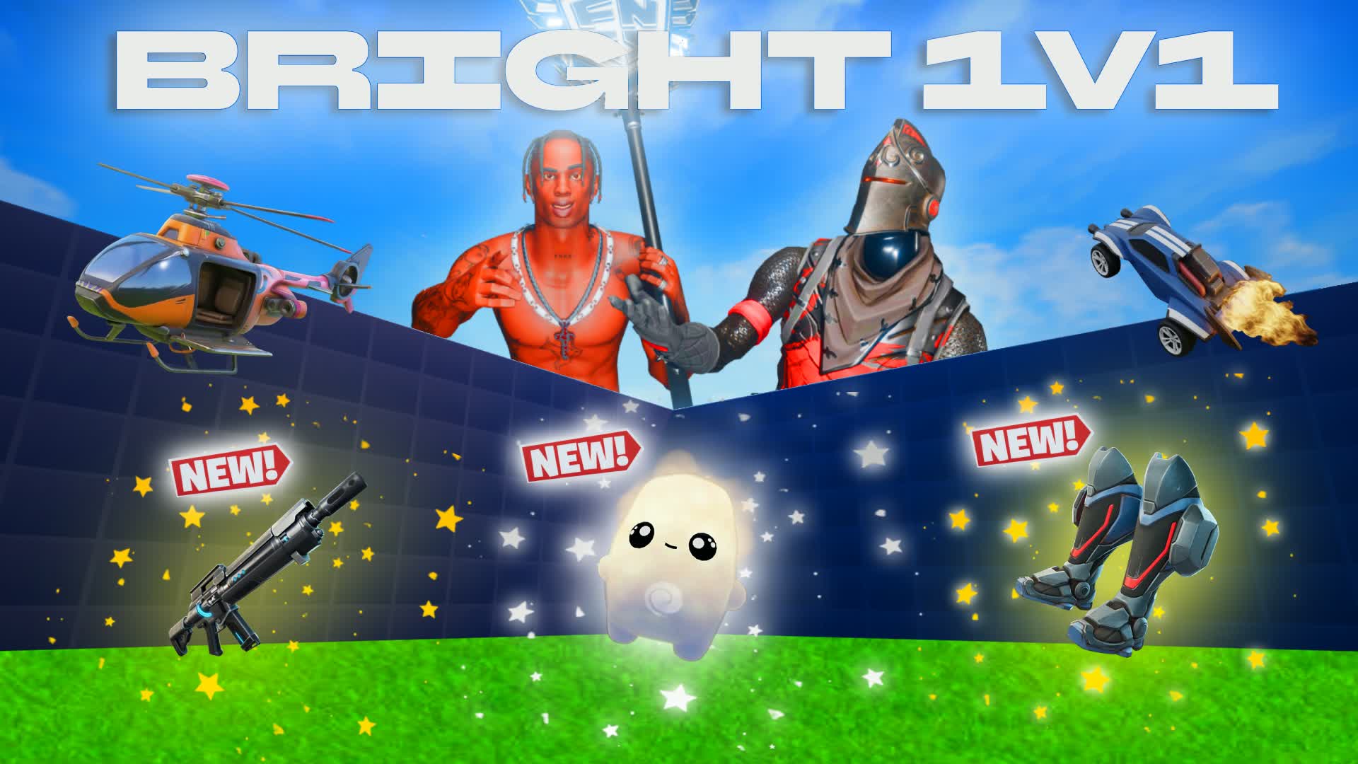 BRIGHT ALL GUNS 1V1