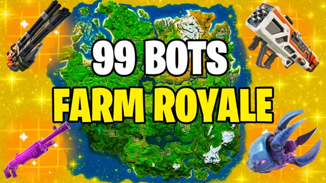 ✨SUPER 99 BOTS FARM ROYALE - ALL GUNS 🔫