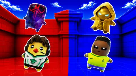 RED VS BLUE 🔴🔵 CAOS