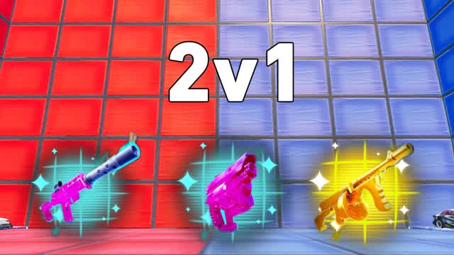 CRAZY RED VS BLUE 🔴🔵2V1