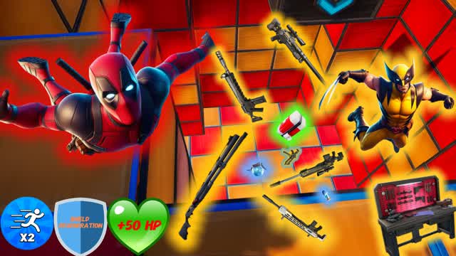 Ultimate Deadpool VS Wolverine Arena FFA