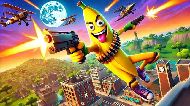 Tilted Towers One Shot Gun Game