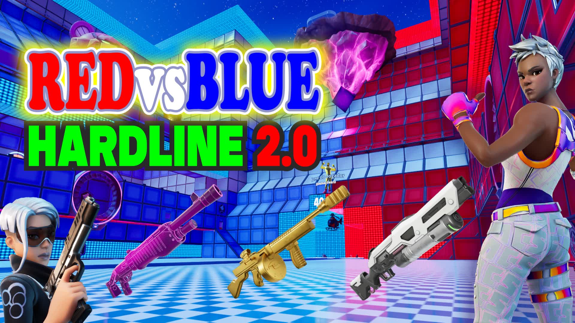 🔴 REDvsBLUE 🔵 HARDLINE 2.0 ☠️