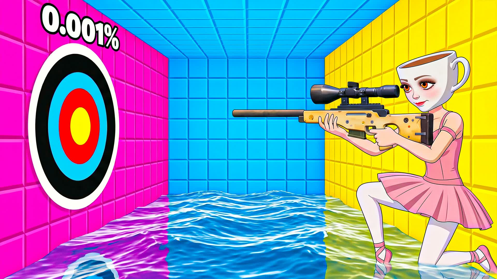 VESIVOAN TRICKSHOT PARKOUR🎯MINIGAMES!