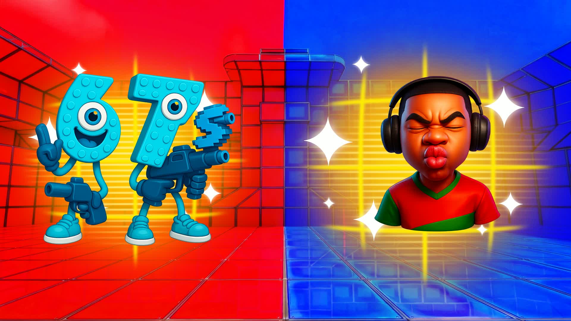 レッド vs. ブルー 🔴🔵 ソフト ファッションショー
