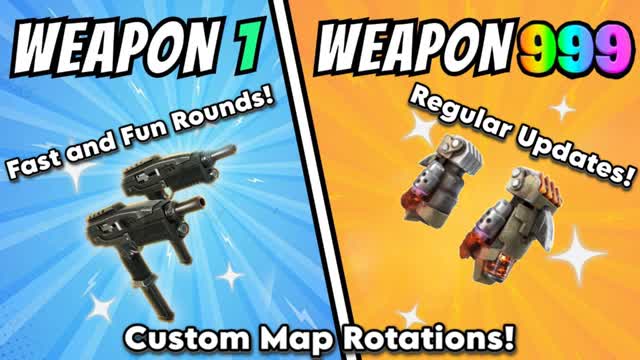 6 Player Gun Game! (Map Rotations!)