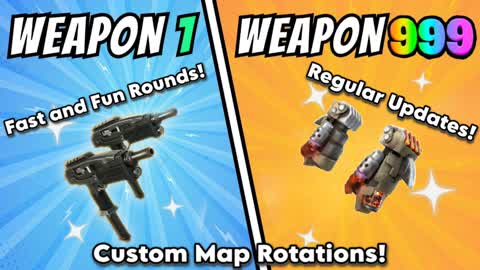 6 Player Gun Game! (Map Rotations!)