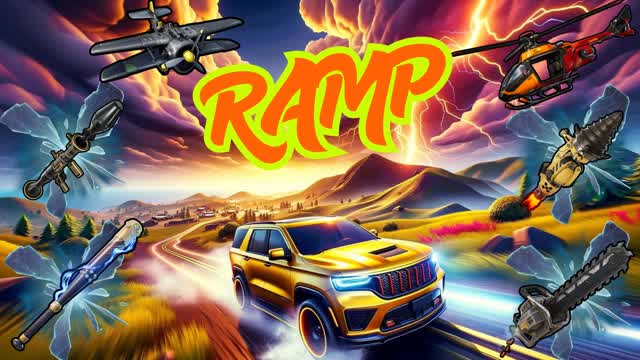🌇 MEGA RAMP  NEW CITY Drive CARS 🚙🔫