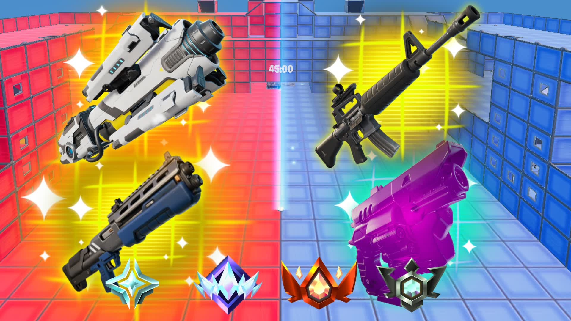 MEGA ROJO VS MEGA AZUL