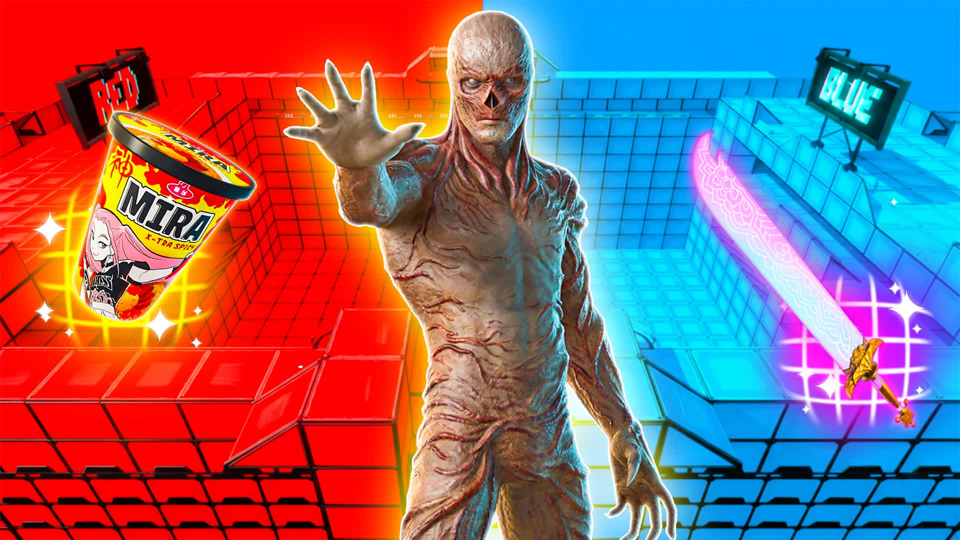 KPOP HUNTERS WINTER👹 RED VS BLUE 🔴🔵