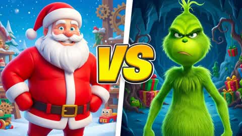 SANTA VS GRINCH 🏆RED VS BLUE🔴🔵