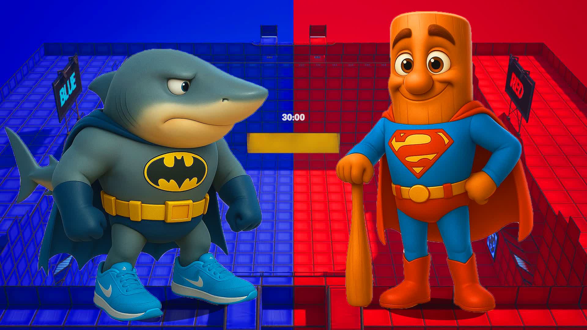 HERO BRAINOT RED VS BLUE🔴🔵