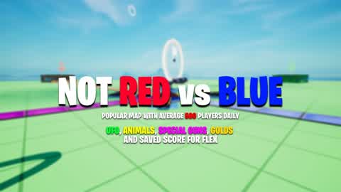 🤣NOT RED vs BLUE | 100 PLAYERS🥵