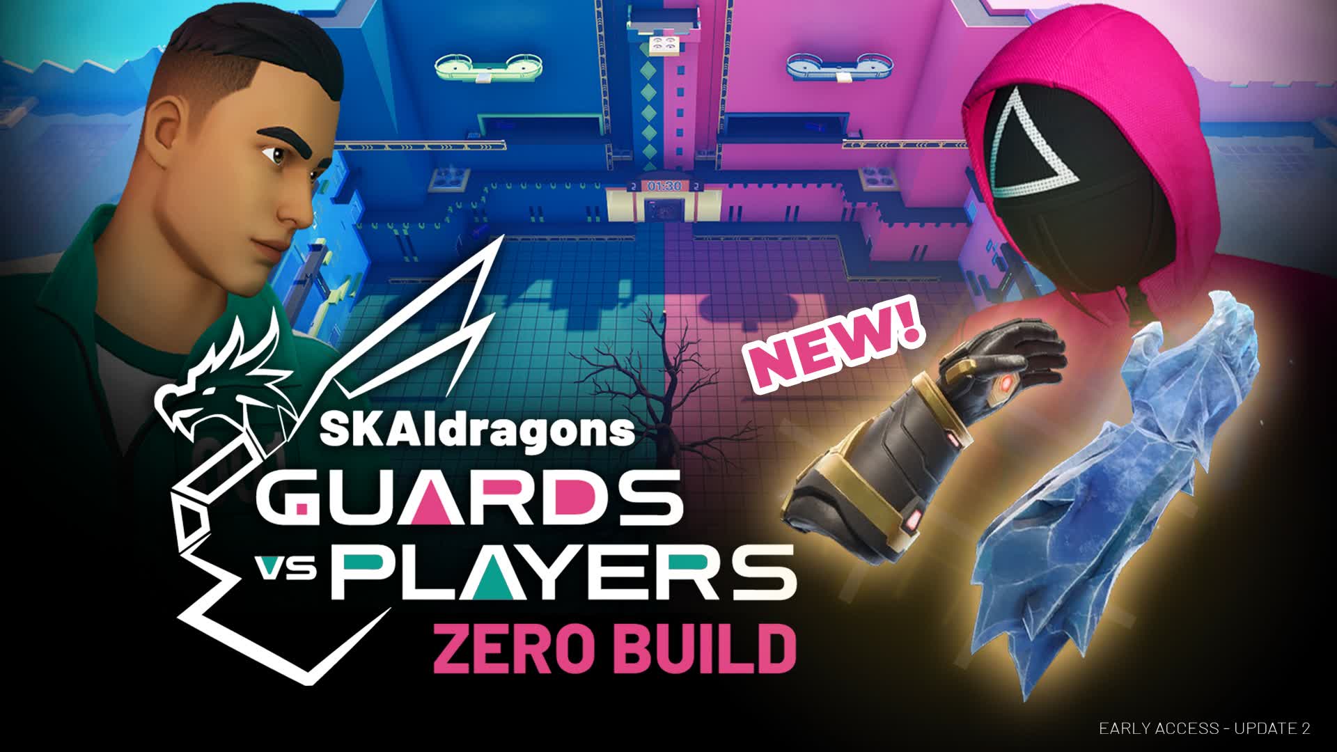 SKAIdragons警備員対プレイヤー ゼロビルド