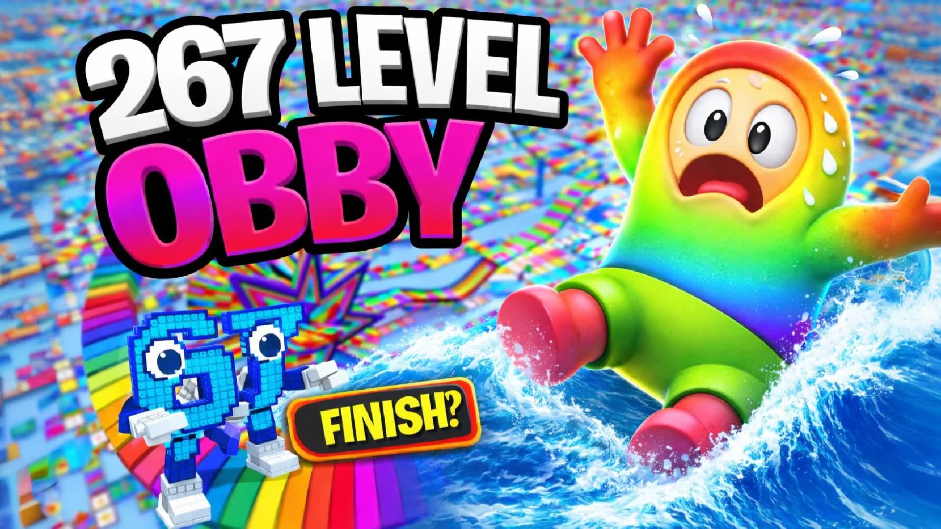 🌈 FALL GUYS 267+ LEVEL OBBY - FG267