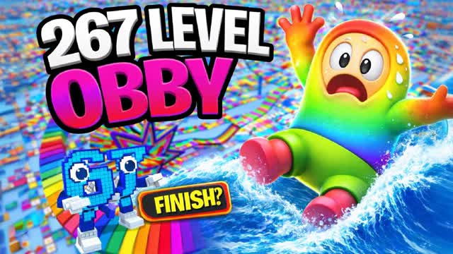 🌈 FALL GUYS 267+ LEVEL OBBY - FG267