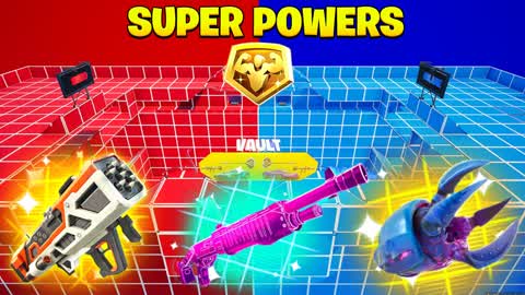 MEGA RED VS BLUE WITH SUPERPOWERS 🔵🔴