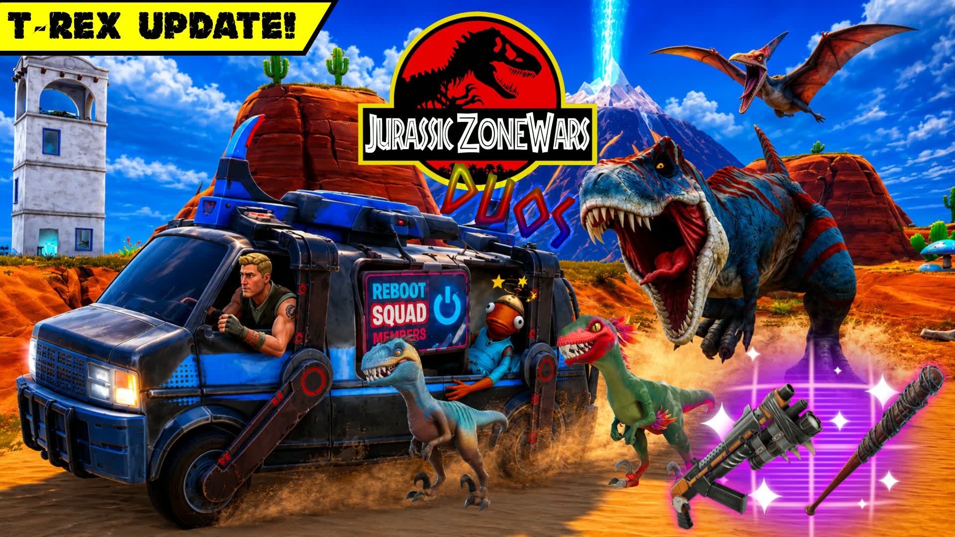 🦖 Jurassic ZoneWars [DUOS] 🦕