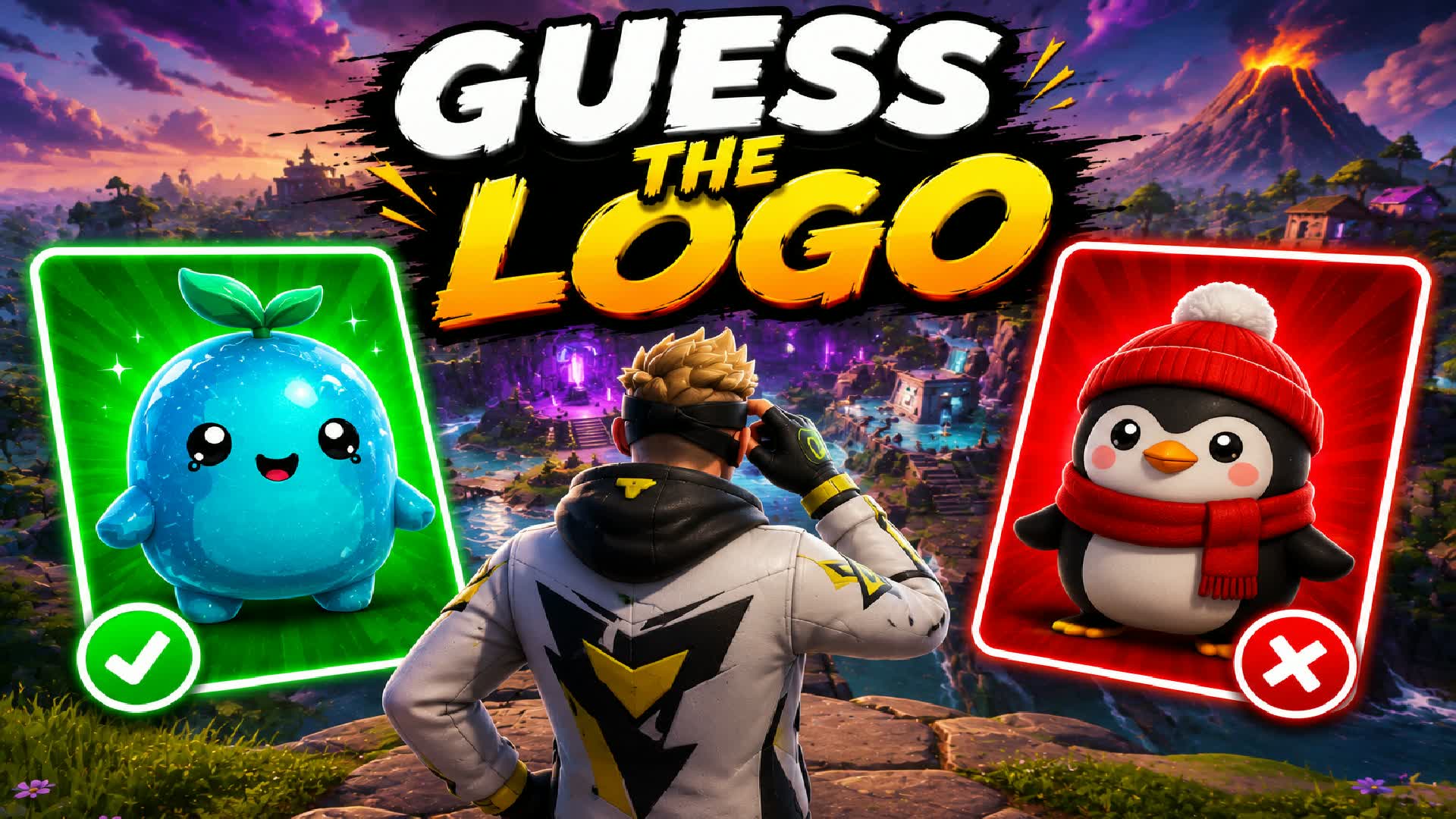 GUESS LOGO 🔎 PARKOUR OBBY MINIGAME rvb