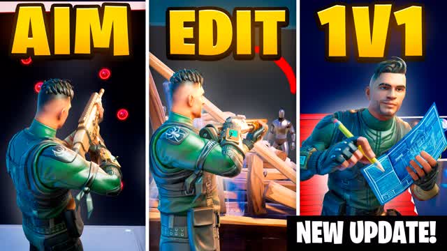 👑 1V1 + AIM, EDIT, PIECE & BOX FIGHT 🎯