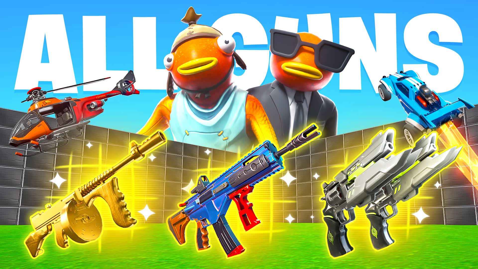 ALL GUNS & VEHICLES 1V1