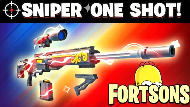CRAZY FORTSONS SNIPER ONE SHOT 🎯