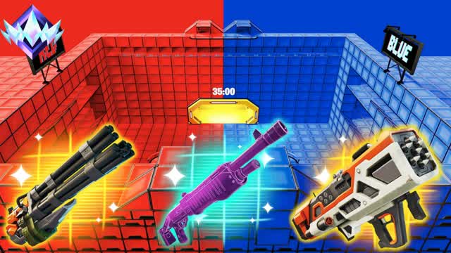 MEGA RED VS BLUE ZB RANKED🔴🔵