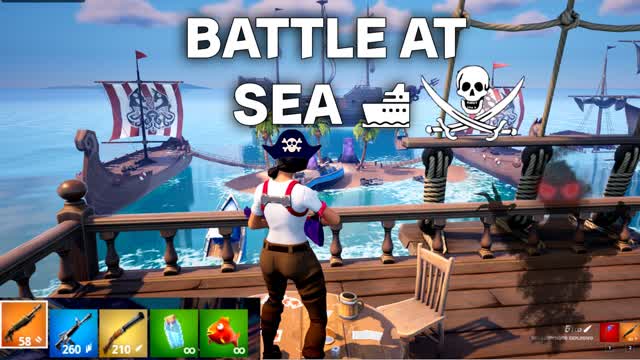 PIRATE SHIP BATTLE AT SEA🌊