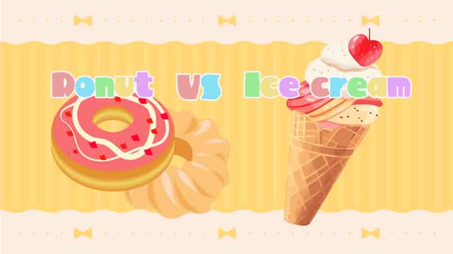 🍩JIU’SドーナツVSアイスクリーム🎵