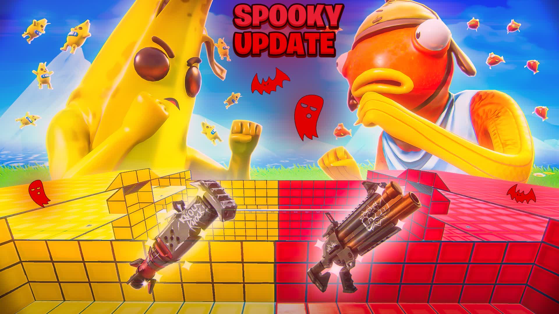 Fishy vs peely live event 4173 8007 9260 by ei sudio fortnite