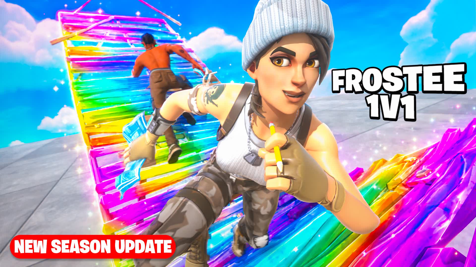 FROSTEE 1V1 BUILD FIGHTS (200 PUMPS)